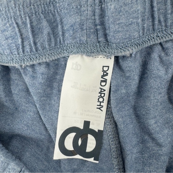 David Archy Blue luxury Relaxed Fit Pajama Pants for Casual Comfort - Picture 7 of 9